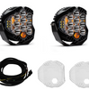 Image of Baja Designs LP9 Pro Auxiliary Spot Light Pod Kit W/ Wiring Harness & Guards