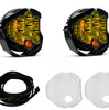 Image of Baja Designs LP9 Pro Driving/Combo Amber Light Pods W/ Wiring Harness & Guards