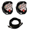 Image of Baja Designs LP9 Pro Driving/Combo Light Kit w/ Red Backlight & Wiring Harness