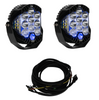 Image of Baja Designs LP9 Pro Driving/Combo Light Kit w/ Blue Backlight & Wiring Harness
