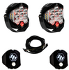 Baja Designs LP9 Pro Driving/Combo LED Light Kit w/ Red Backlight-Wiring-Guards