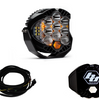 Image of Baja Designs LP9 Pro Driving/Combo LED Light Kit w/ Wiring & Black Rock Guard