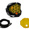 Image of Baja Designs LP9 Pro Spot Amber Light Pod Kit W/ Wiring Harness & Rock Guard