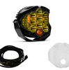 Image of Baja Designs LP9 Pro Spot Amber Light Pod Kit W/ Wiring Harness & Rock Guard