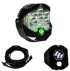 Image of Baja Designs LP9 Pro Driving/Combo LED Light Kit w/ Green Backlight-Guard-Wiring