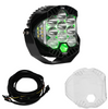 Image of Baja Designs LP9 Pro Driving/Combo LED Light Kit w/ Green Backlight-Wiring-Guard