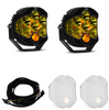 Image of Baja Designs LP6 Pro Driving/Combo LED Light Pod Kit w/ Wiring & Clear Guards