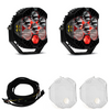 Baja Designs LP6 Pro Driving/Combo Light Kit w/ Red Backlight-Wiring-Rock Guards