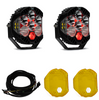 Image of Baja Designs LP6 Pro Driving/Combo Light Kit w/ Red Backlight-Wiring-Rock Guards