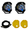 Image of Baja Designs LP6 Pro Driving/Combo Light Kit w/Blue Backlight-Wiring-Rock Guards