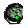 Image of Baja Designs LP6 Pro Clear Driving/Combo LED Light Pod w/ Green Backlight