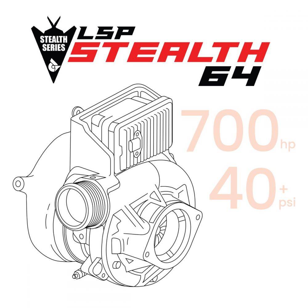 Image of Calibrated Power L5P/L5D Stealth Mach 1 64 Turbo W/ Actuator For 17-19 Chevy/GMC