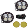 Image of Baja Designs XL-R 80 Driving/Combo Light Pod Kit w/ Wiring & Amber Rock Guards