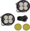Image of Baja Designs XL-R 80 Wide Cornering Light Pod Kit w/ Wiring & Amber Rock Guards
