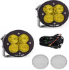 Image of Baja Designs XL-R 80 Driving/Combo Amber Light Pod Kit w/ Wiring & Rock Guards