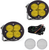 Image of Baja Designs XL-R 80 Wide Cornering Amber Light Pod Kit w/ Wiring & Rock Guards