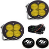Image of Baja Designs XL-R 80 Wide Cornering Amber Light Pod Kit w/ Wiring & Rock Guards