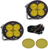 Image of Baja Designs XL-R 80 Wide Cornering Amber Light Pod Kit w/ Wiring & Rock Guards
