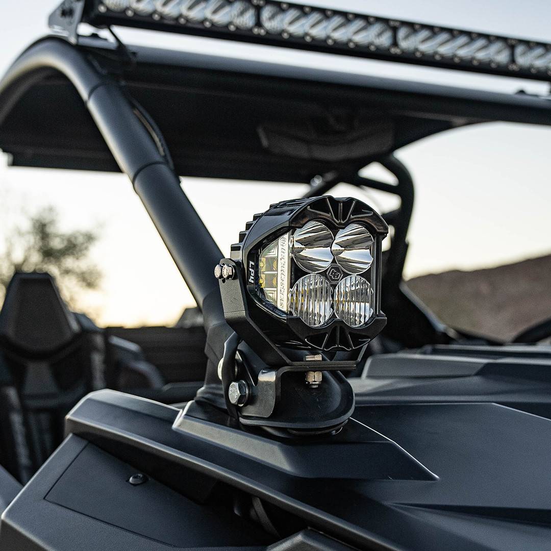 Image of Baja Designs LP4 A-Pillar Kit- Clear - Driving/Combo For 22-24 Polaris RZR Pro R