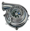 Image of KC Polished 63/73 Turbo - .84 AR - 4" Plastic CCV For 94-98 Ford 7.3 Powerstroke