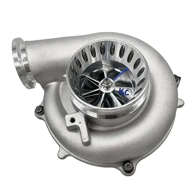 Image of KC KC300X 63/73 Turbo - .84 AR - 4" Plastic CCV For 94-98 Ford 7.3L Powerstroke