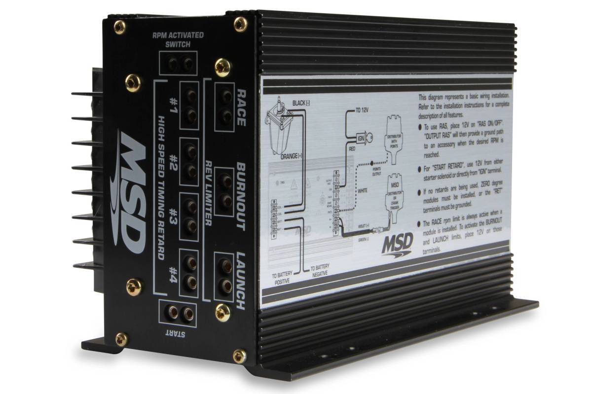 MSD 7AL-3 Ignition Control Box - RPM Activated Switch - Black