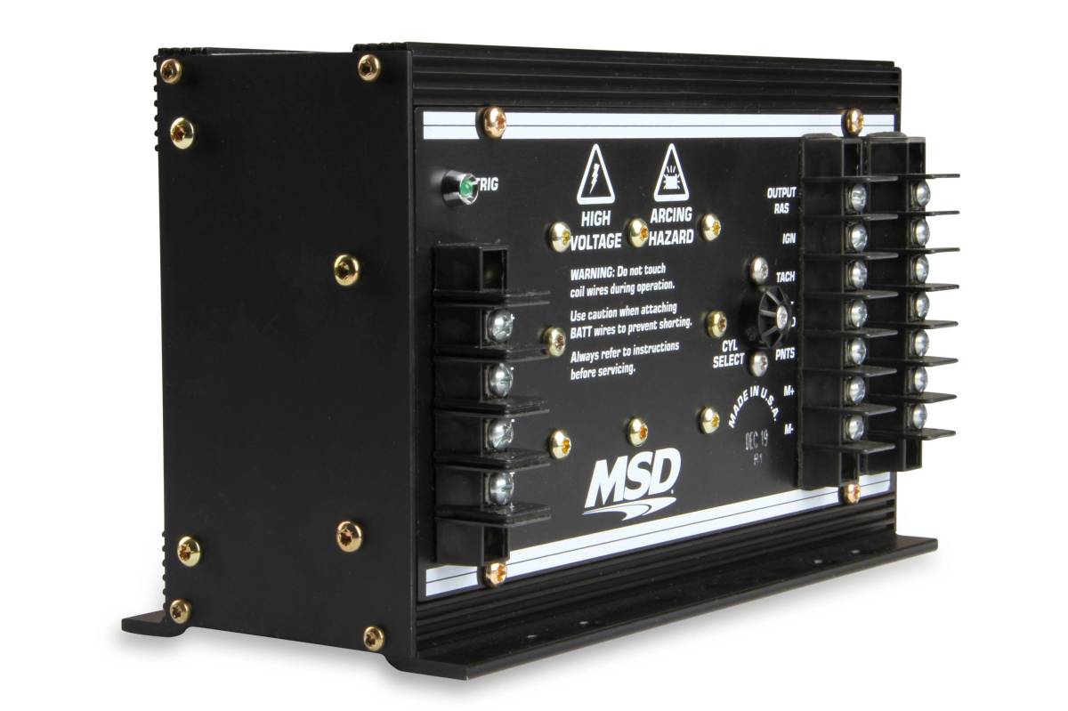 MSD　7AL 強化点火装置 MSD 7AL-3 Ignition Control Box - RPM Activated Switch - Black