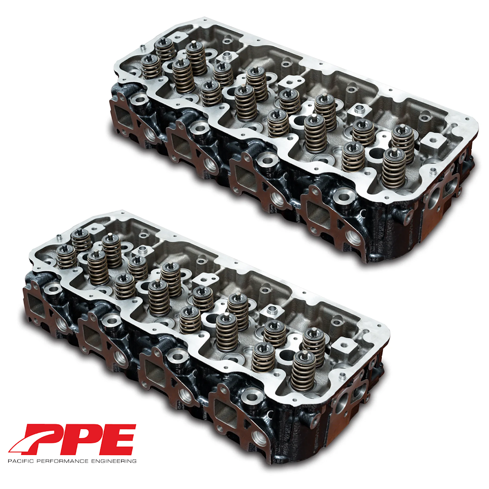 Image of PPE Upgraded Cast Iron Cylinder Heads For 11-16 Chevrolet/GMC 6.6L LML Duramax