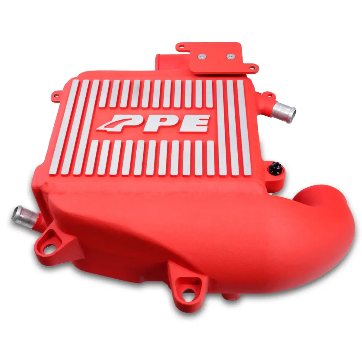 Image of PPE Air To Water Intercooler Kit Red For 2020-2024 GM 3.0L LM2 / LZO Duramax
