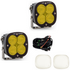 Image of Baja Designs XL80 LED Wide Cornering Amber Light Pod Kit w/ Wiring & Rock Guards