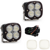 Image of Baja Designs XL80 LED Wide Cornering Light Pod Kit w/ Wiring & Clear Rock Guards