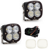 Image of Baja Designs XL80 Driving/Combo LED Light Pod Kit w/ Wiring & Clear Rock Guards