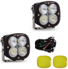 Image of Baja Designs XL80 Driving/Combo LED Light Pod Kit w/ Wiring & Amber Rock Guards