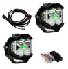 Image of Baja Designs LP4 Pro LED Driving/Combo Light Pod Kit w/ Green Backlight & Wiring