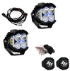 Image of Baja Designs LP4 Pro Driving/Combo Pod Kit w/ Blue Backlight-Wiring-Rock Guards