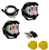 Image of Baja Designs LP4 Pro Driving/Combo Pod Kit w/ Red Backlight-Wiring-Rock Guards