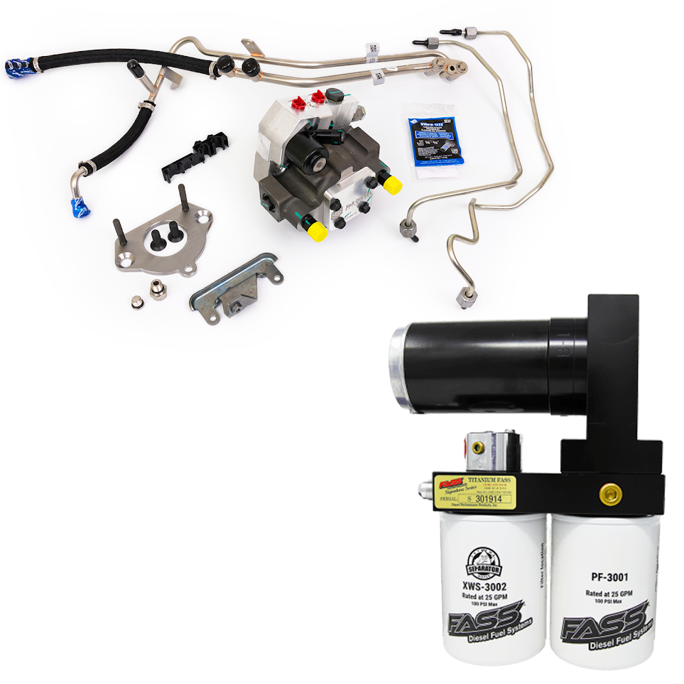 Image of FASS 140GPH Fuel System & S&S CP4 To DCR Kit For 2011-2016 Ford 6.7L Powerstroke