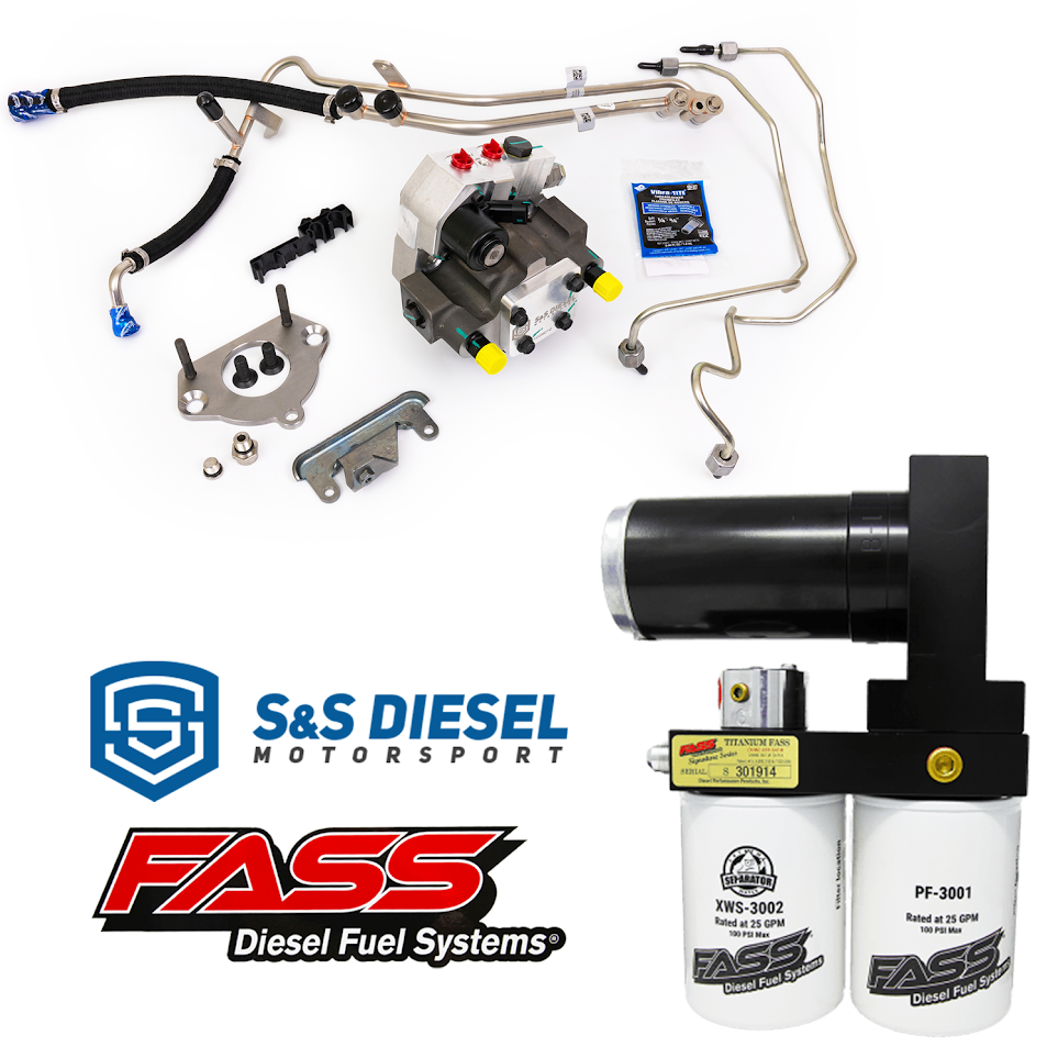 Image of FASS 220GPH Fuel System & S&S CP4 To DCR Kit For 2011-2016 Ford 6.7L Powerstroke