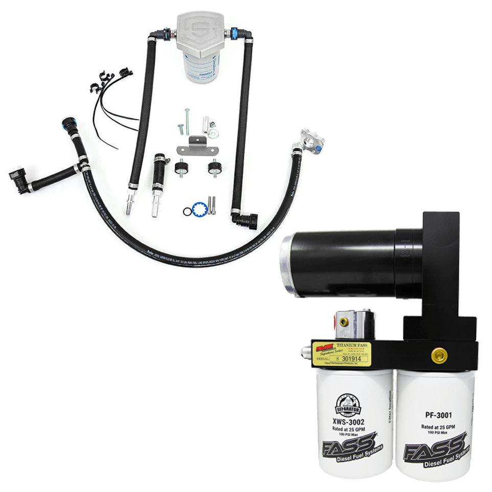 Image of FASS 140GPH Pump & S&S Disaster Prevention Kit For 17-21 Ford 6.7L Powerstroke