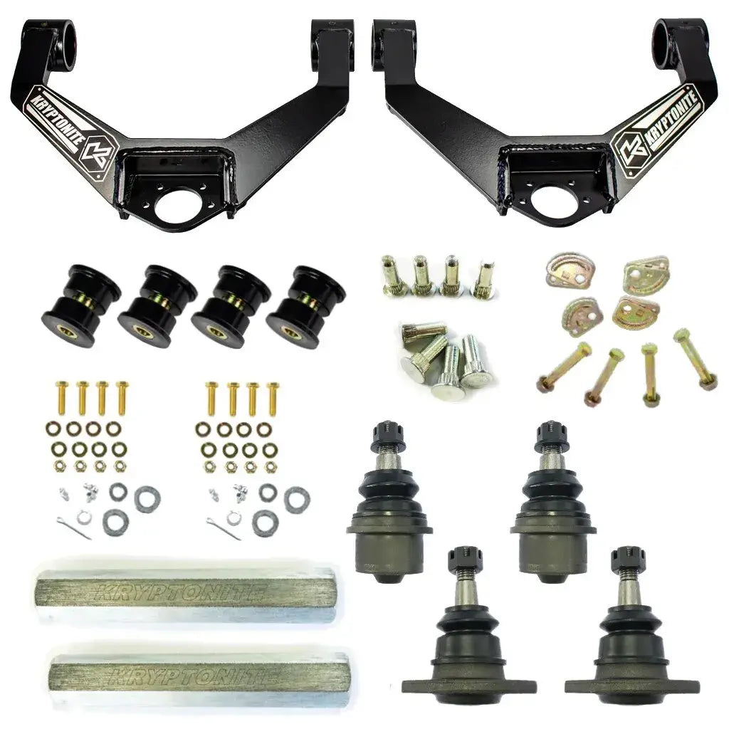 Image of Kryptonite Control Arms/Ball Joints/Cam Kit/Sleeves For 2020+ GM 2500HD/3500HD