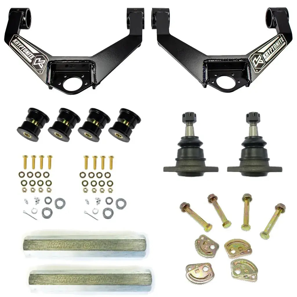 Image of Kryptonite Upper Control Arms/Cam Bolts/Tie Rod Sleeves For 20+ GM 2500HD/3500HD