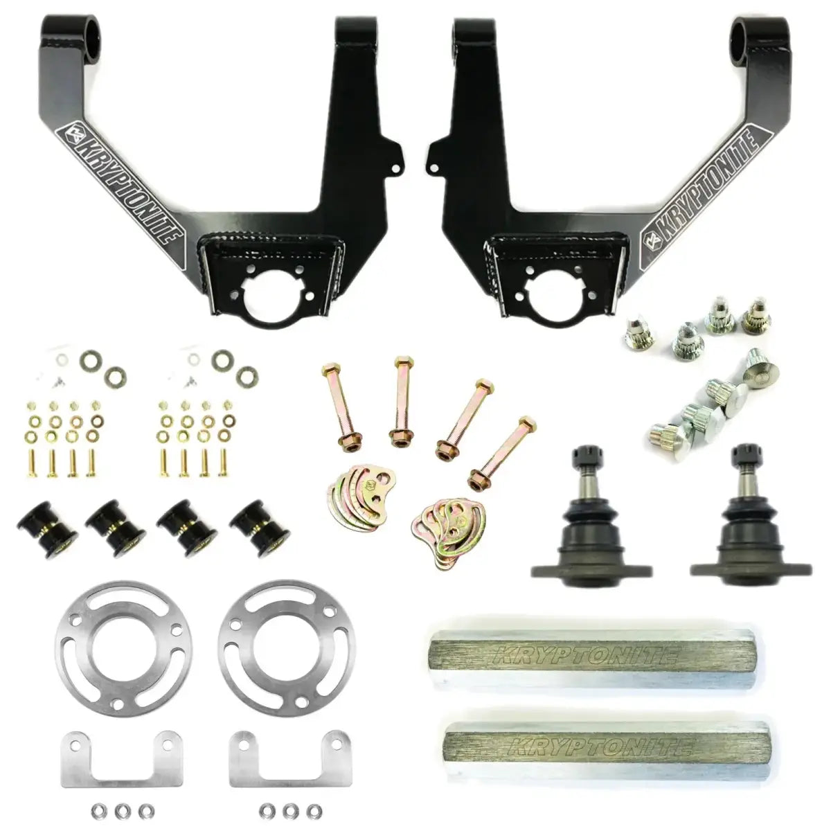 Image of Kryptonite Stage 2 Leveling Kit/Cam Kit/Tie Rod Sleeves For 07-18 GM 1500/SUVs