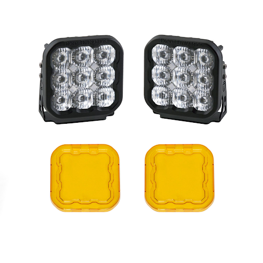 Image of Diode Dynamics SS5 Pro LED Driving Light Kit w/ Multi Backlight Colors & Covers