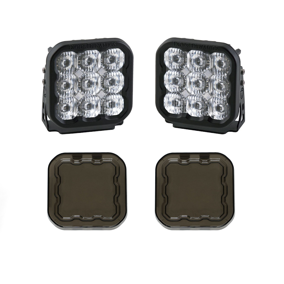 Image of Diode Dynamics SS5 Pro LED Driving Light Kit w/ Multi Backlight Colors & Covers