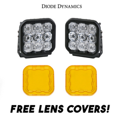 Image of Diode Dynamics SS5 Pro LED Combo Light Kit w/ Multi Backlight Colors & Covers