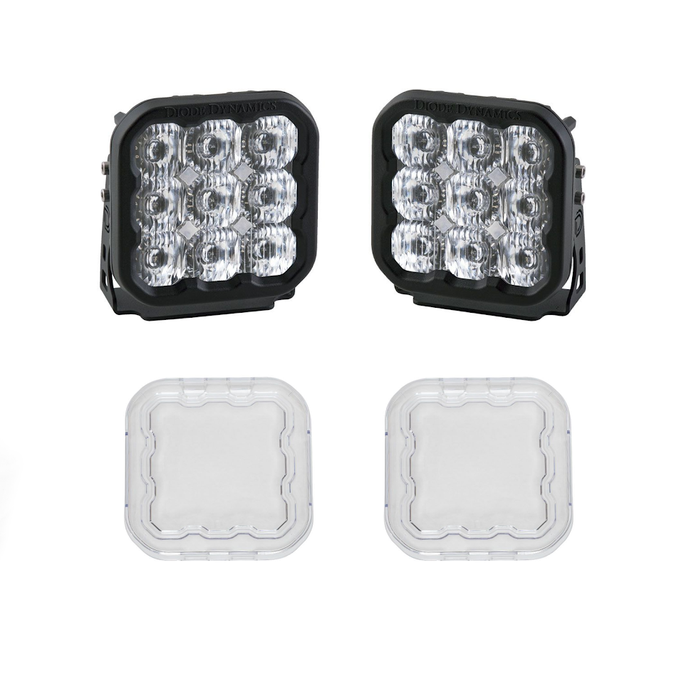 Image of Diode Dynamics SS5 Sport Driving Light Kit w/ Multi Backlight Colors & Covers