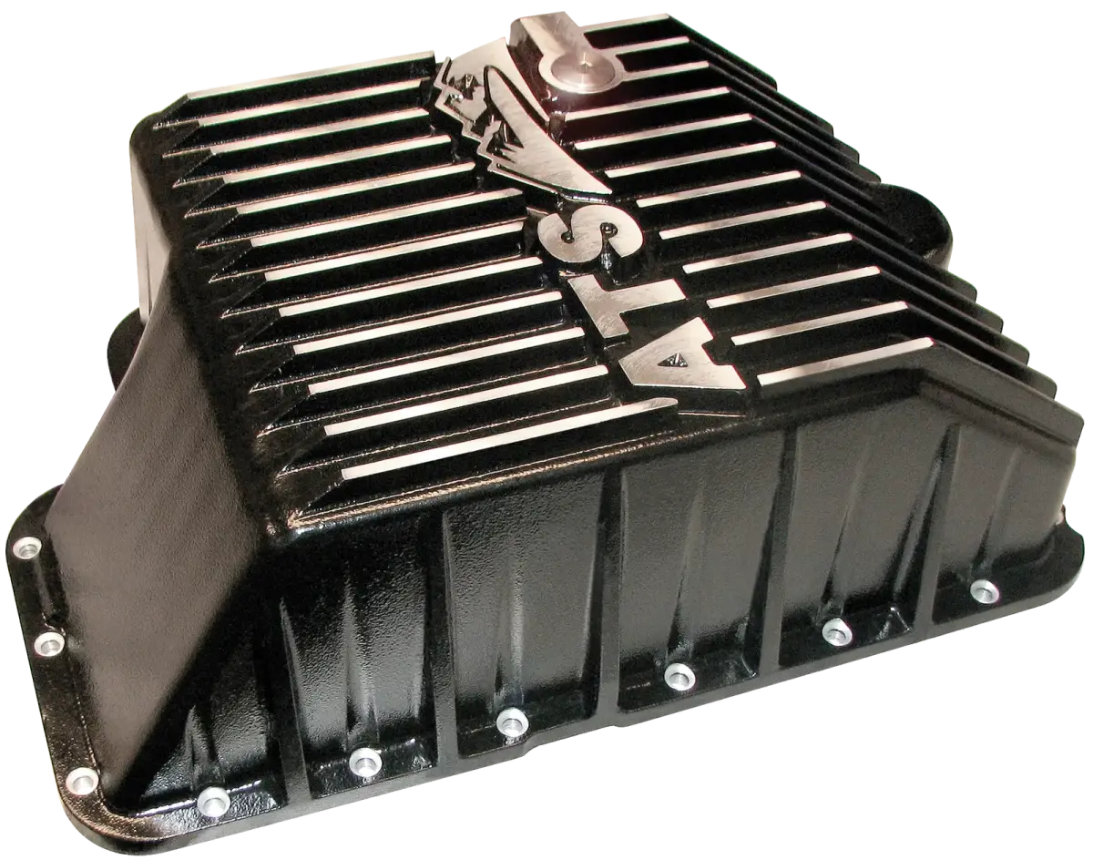 Image of ATS Diesel Deep Transmission Pan For 1989-2010 Ford 7.3L 6.0L 6.4L Powerstroke