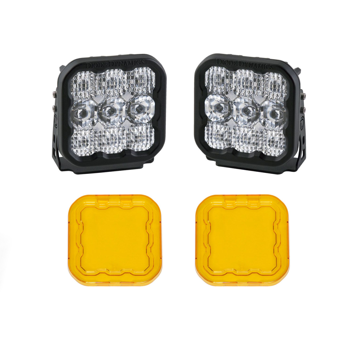 Image of Diode Dynamics SS5 Sport LED Combo Light Kit w/ Multi Backlight Colors & Covers