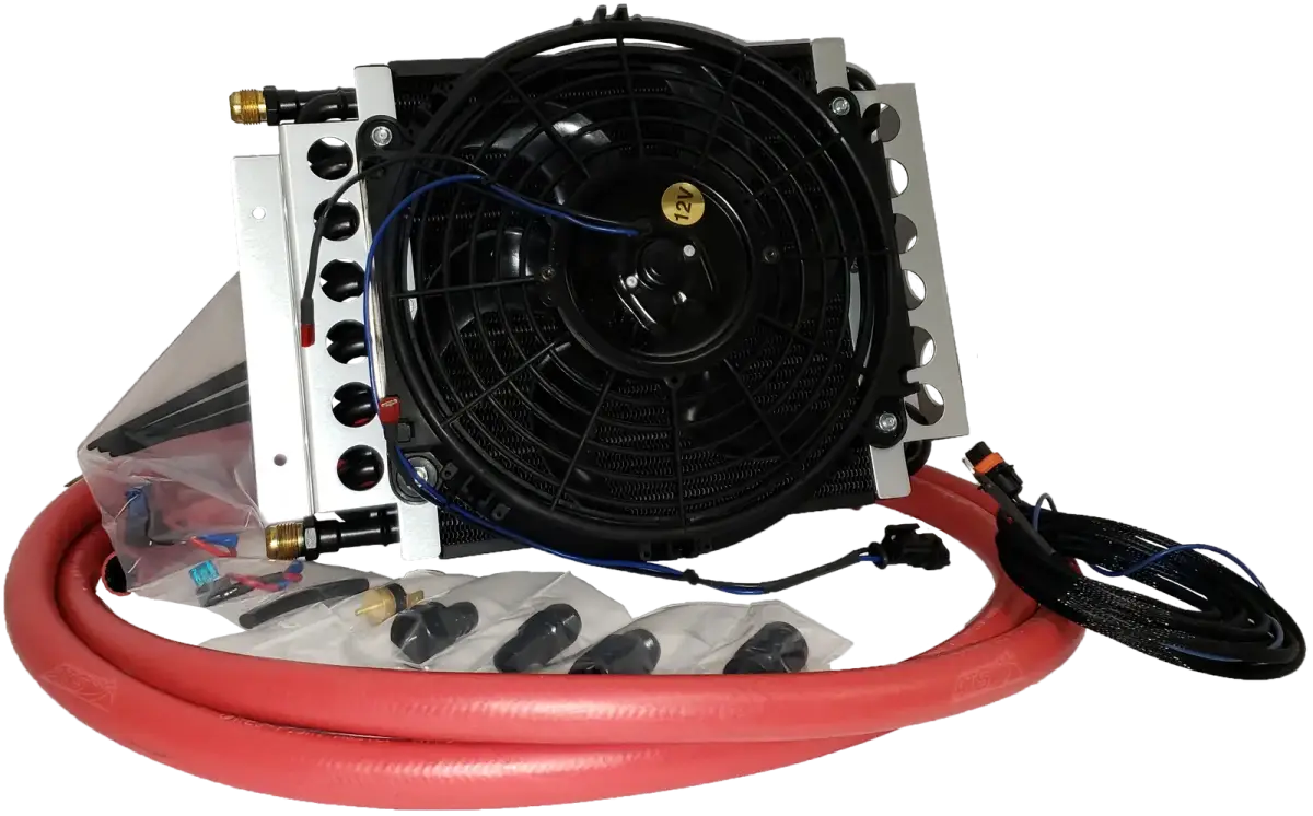 Image of ATS Auxiliary Transmission Cooler For 1/2" Lines Ford Dodge Chevy GMC Diesel