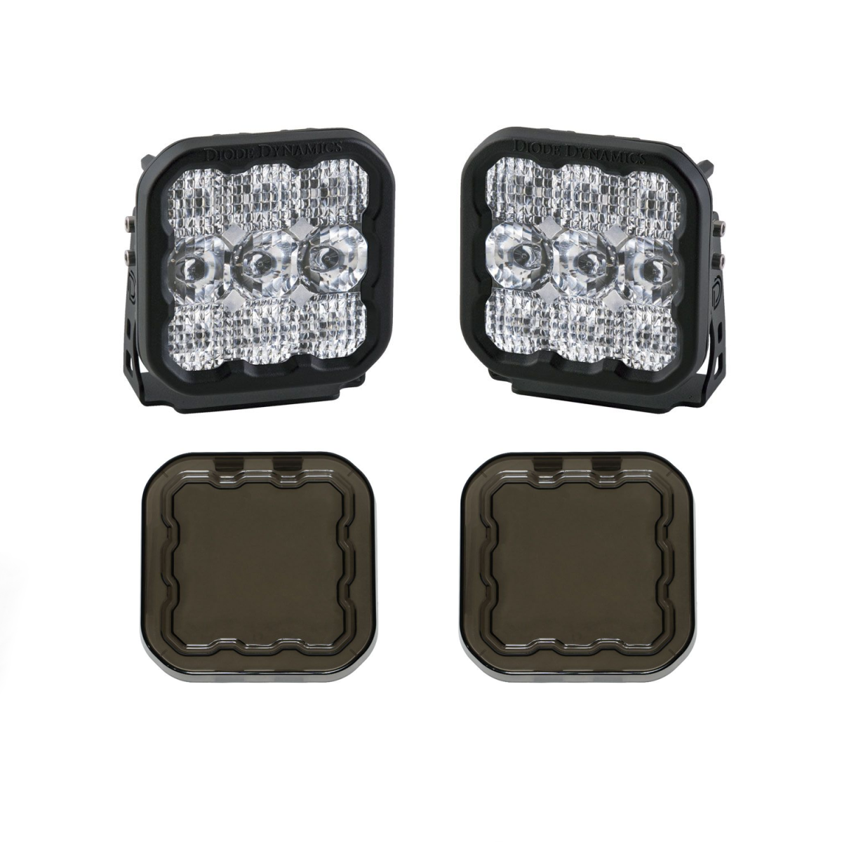 Image of Diode Dynamics SS5 Sport LED Combo Light Kit w/ Multi Backlight Colors & Covers